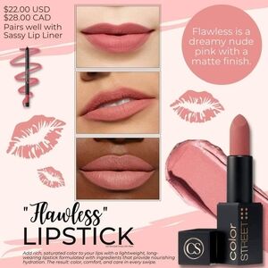 Color Street Flawless Lipstick - Dreamy Nude Pink